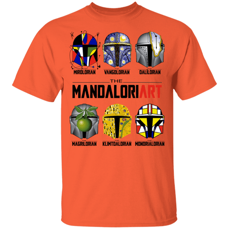 T-Shirts Orange / YXS The Mandaloriart Youth T-Shirt