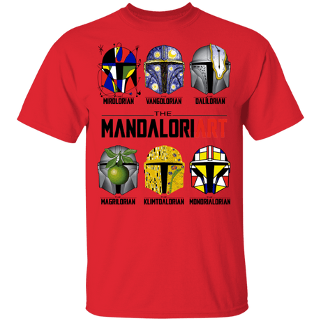 T-Shirts Red / YXS The Mandaloriart Youth T-Shirt