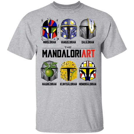 T-Shirts Sport Grey / YXS The Mandaloriart Youth T-Shirt