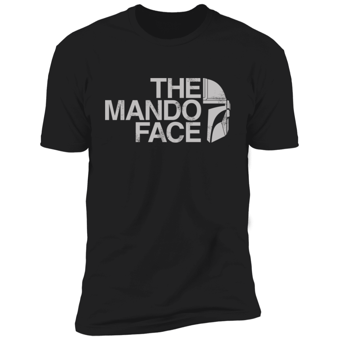T-Shirts Black / X-Small The Mando Face Men's Premium T-Shirt