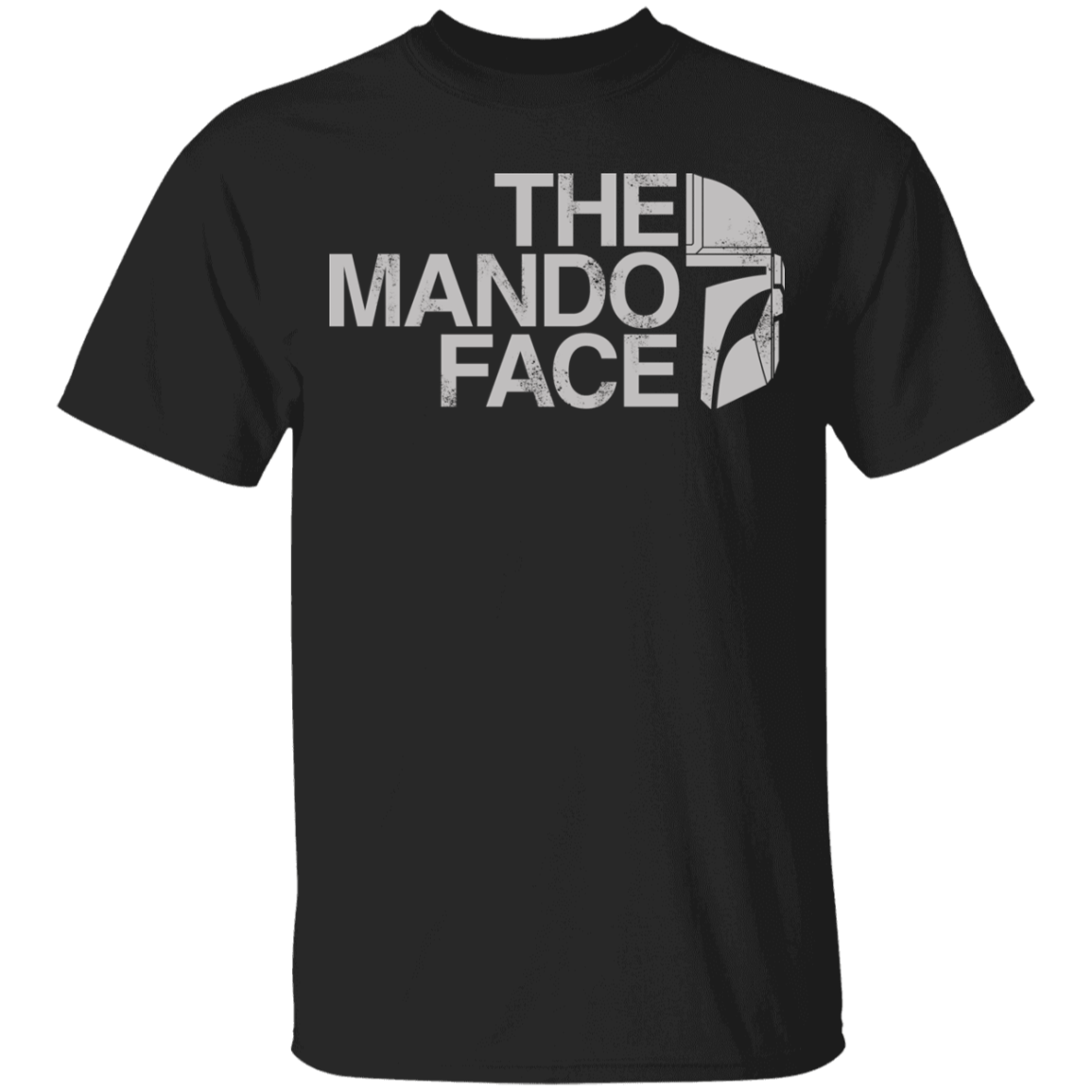 T-Shirts Black / YXS The Mando Face Youth T-Shirt