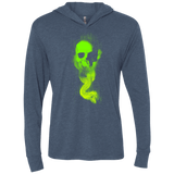 T-Shirts Indigo / X-Small THE MARK Triblend Long Sleeve Hoodie Tee