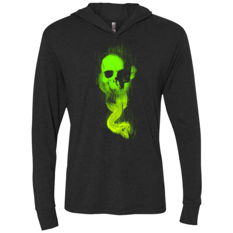 T-Shirts Vintage Black / X-Small THE MARK Triblend Long Sleeve Hoodie Tee