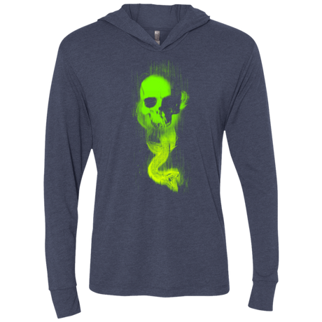 T-Shirts Vintage Navy / X-Small THE MARK Triblend Long Sleeve Hoodie Tee