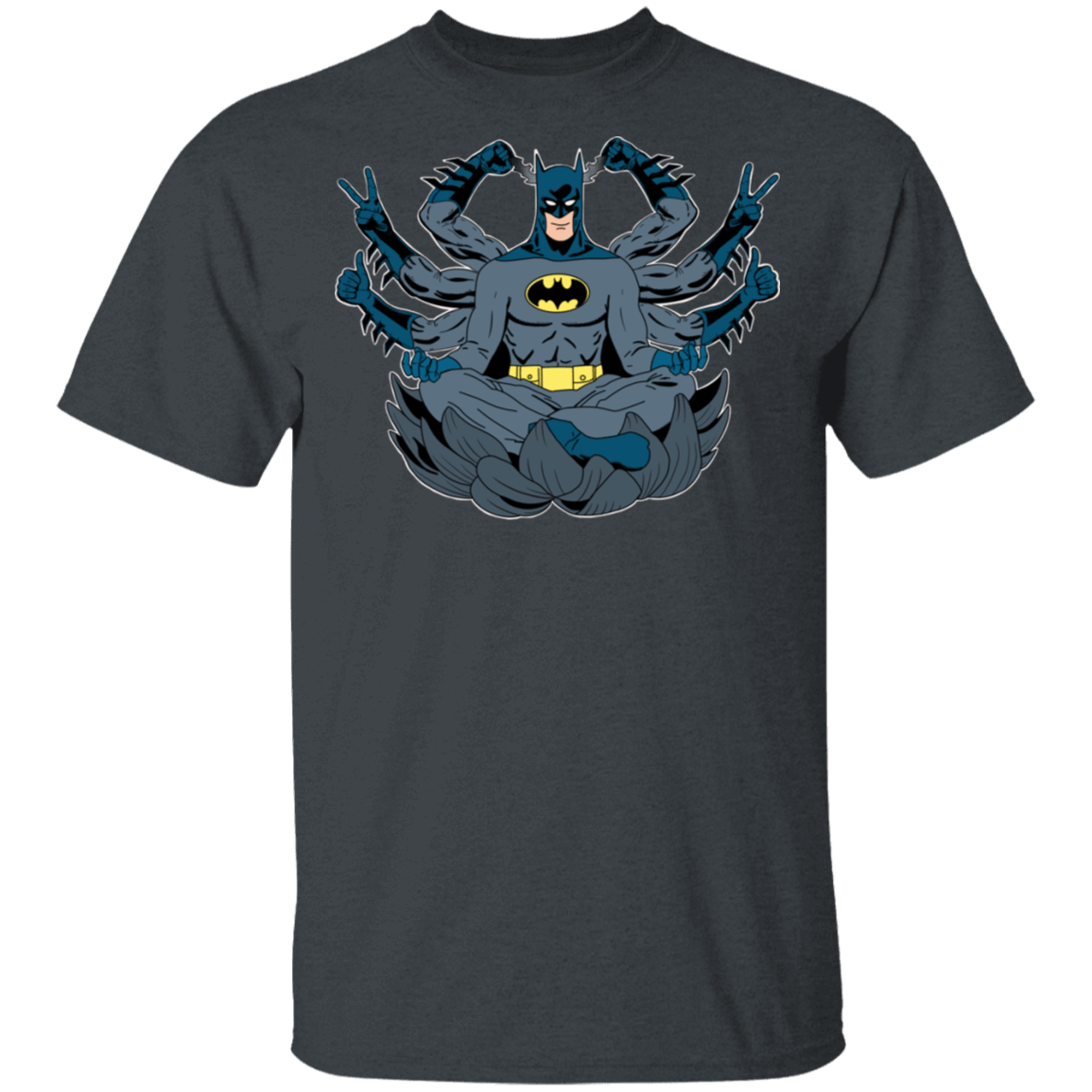 T-Shirts Dark Heather / S The Meditating Bat T-Shirt