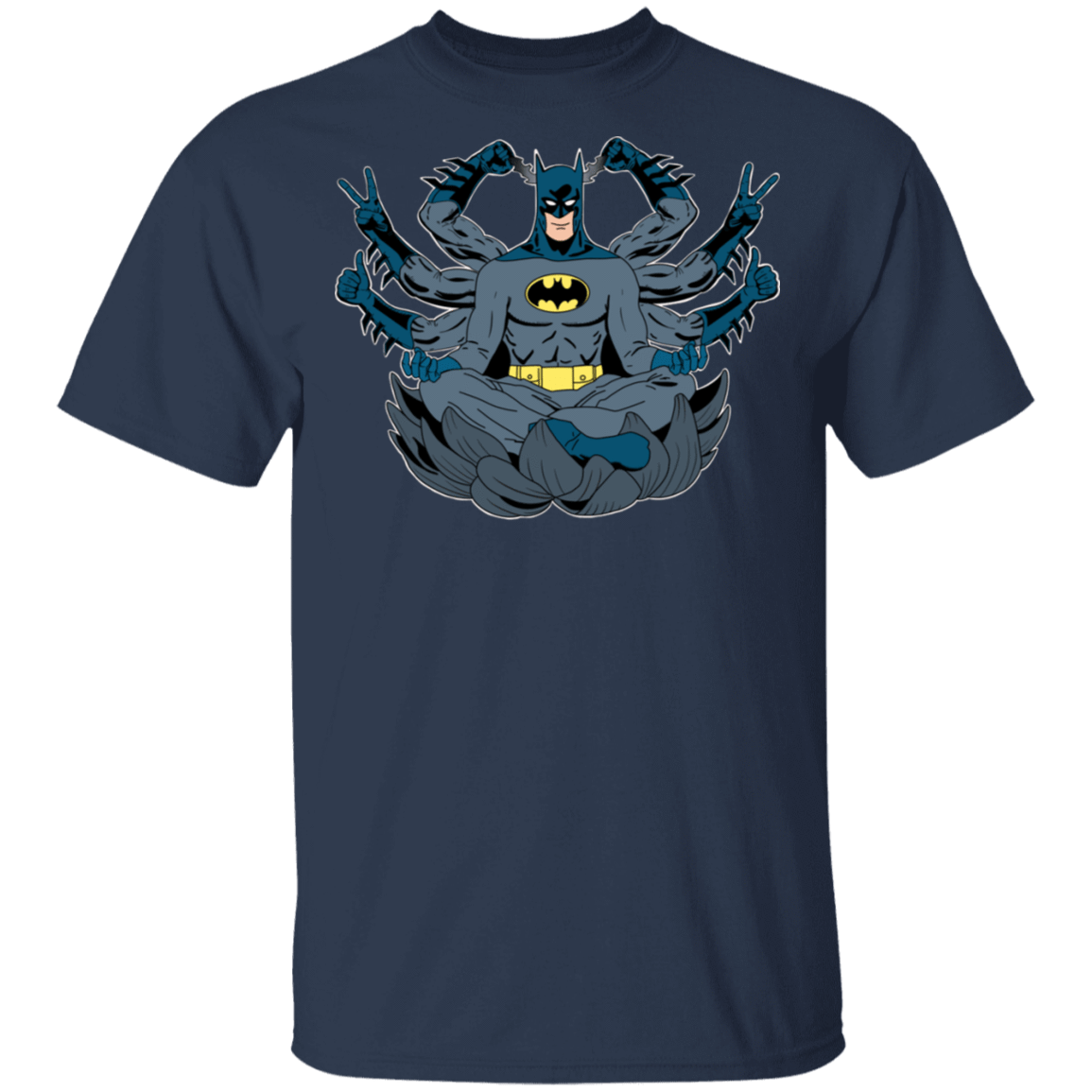 T-Shirts Navy / S The Meditating Bat T-Shirt