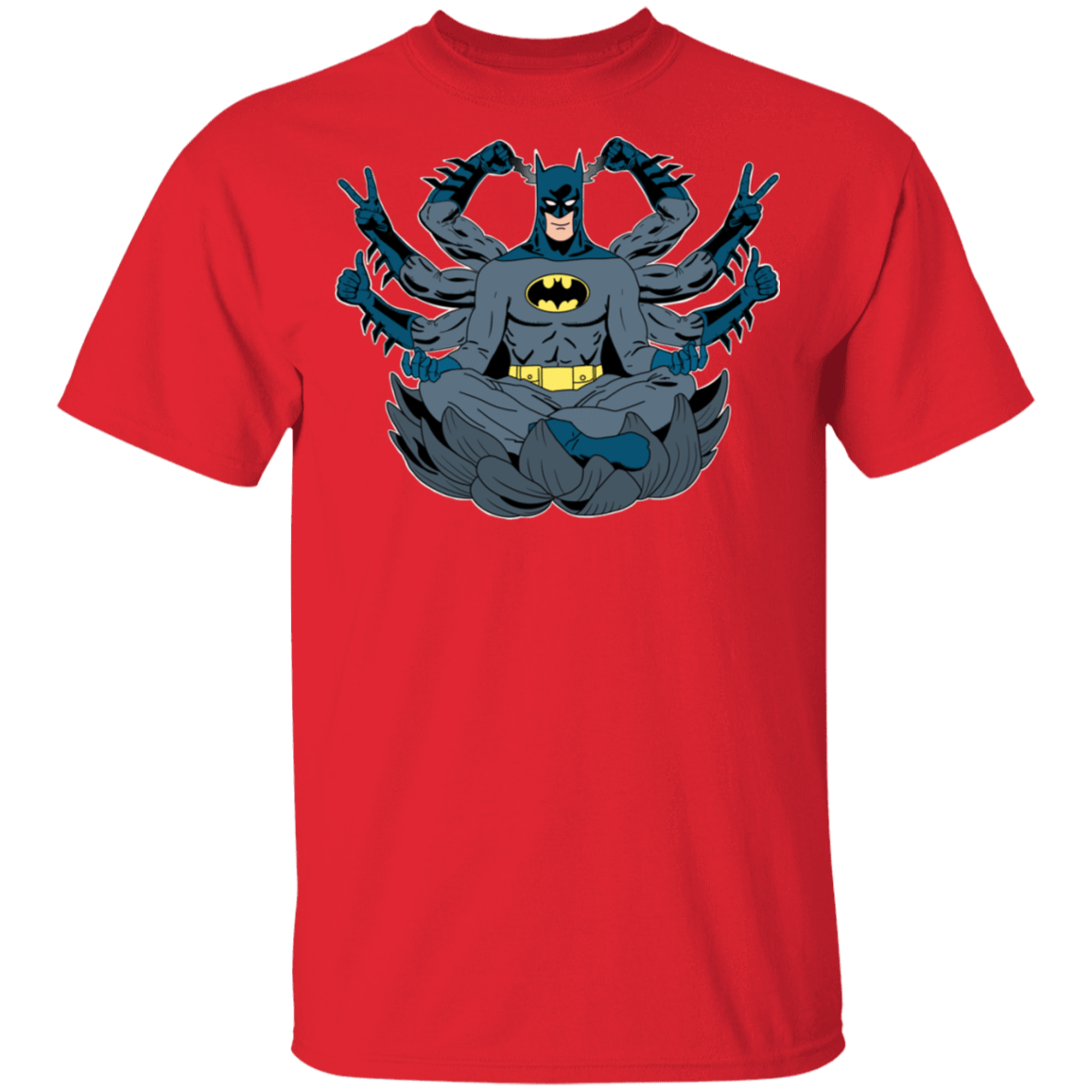 T-Shirts Red / S The Meditating Bat T-Shirt