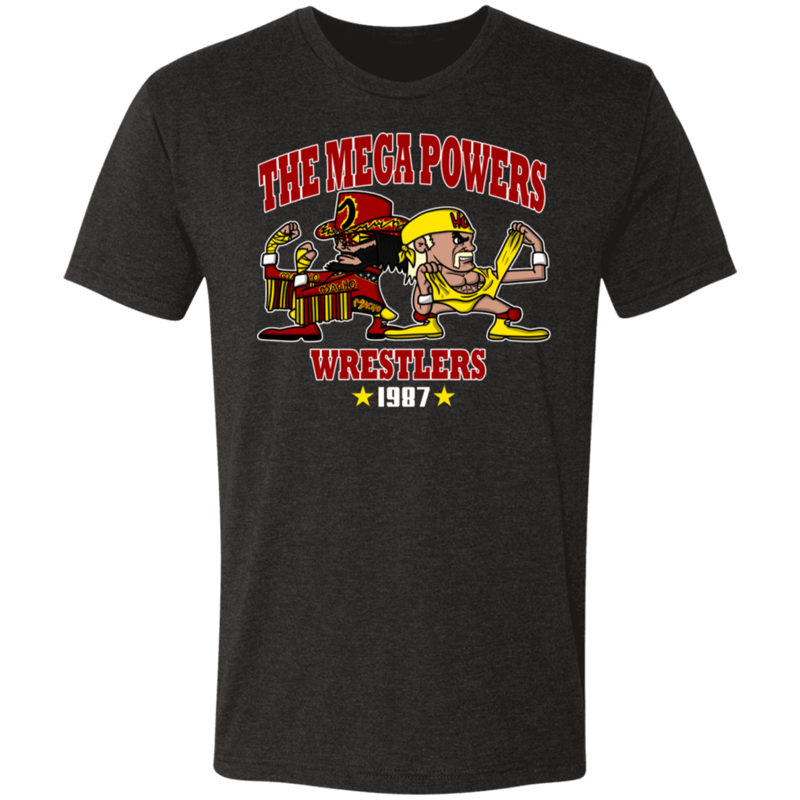 T-Shirts Vintage Black / S The Mega Powers Men's Triblend T-Shirt