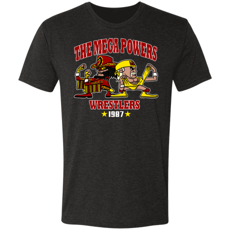 T-Shirts Vintage Black / S The Mega Powers Men's Triblend T-Shirt