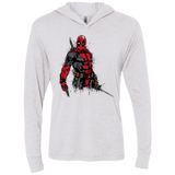 T-Shirts Heather White / X-Small The Merc (2) Triblend Long Sleeve Hoodie Tee