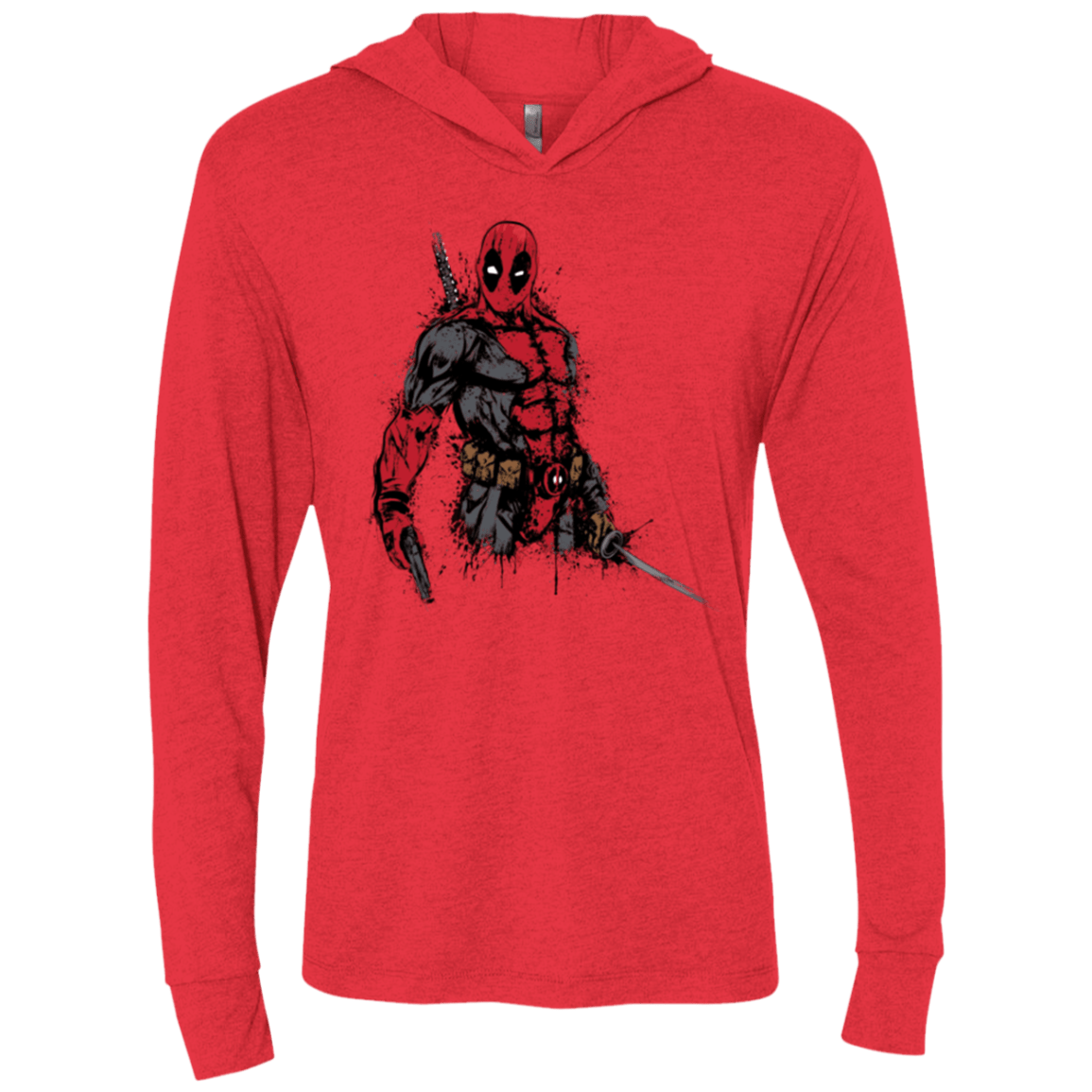 T-Shirts Vintage Red / X-Small The Merc (2) Triblend Long Sleeve Hoodie Tee