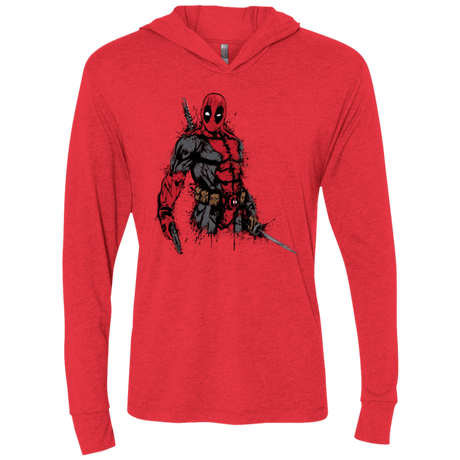 T-Shirts Vintage Red / X-Small The Merc (2) Triblend Long Sleeve Hoodie Tee