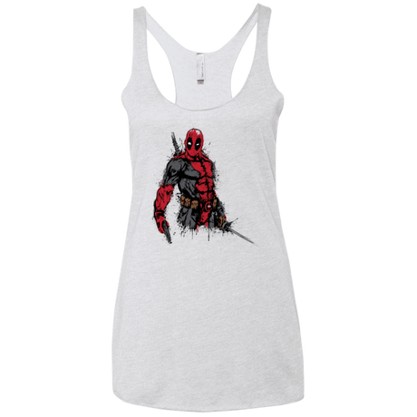 T-Shirts Heather White / X-Small The Merc (2) Women's Triblend Racerback Tank