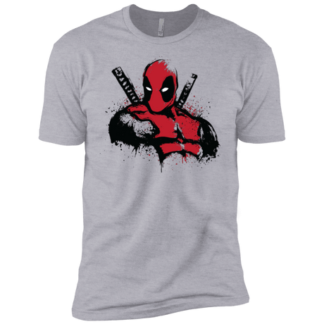 T-Shirts Heather Grey / YXS The Merc in Red Boys Premium T-Shirt