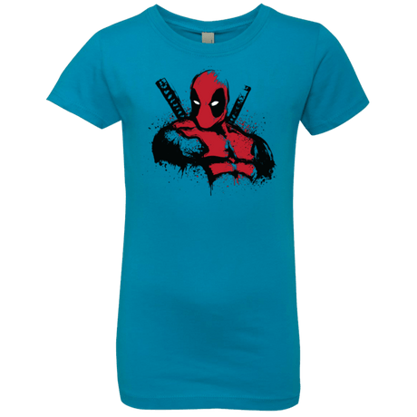 T-Shirts Turquoise / YXS The Merc in Red Girls Premium T-Shirt
