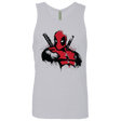 T-Shirts Heather Grey / Small The Merc in Red Men's Premium Tank Top