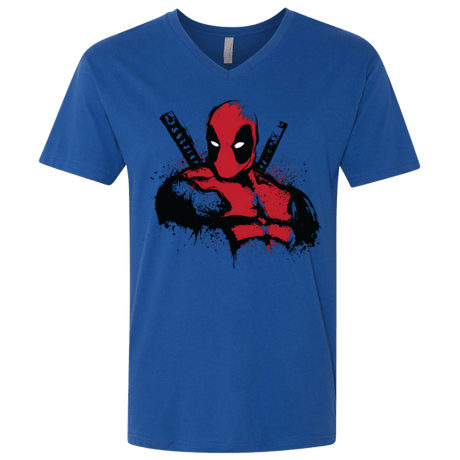 T-Shirts Royal / X-Small The Merc in Red Men's Premium V-Neck