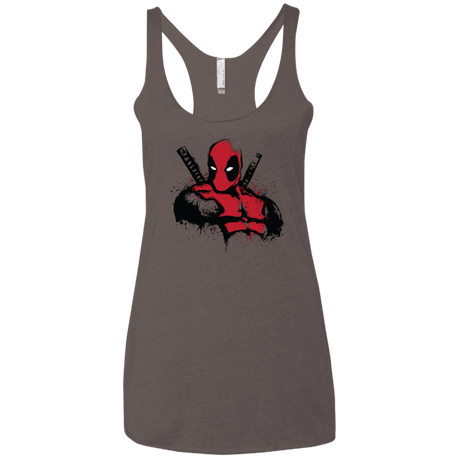 T-Shirts Macchiato / X-Small The Merc in Red Women's Triblend Racerback Tank
