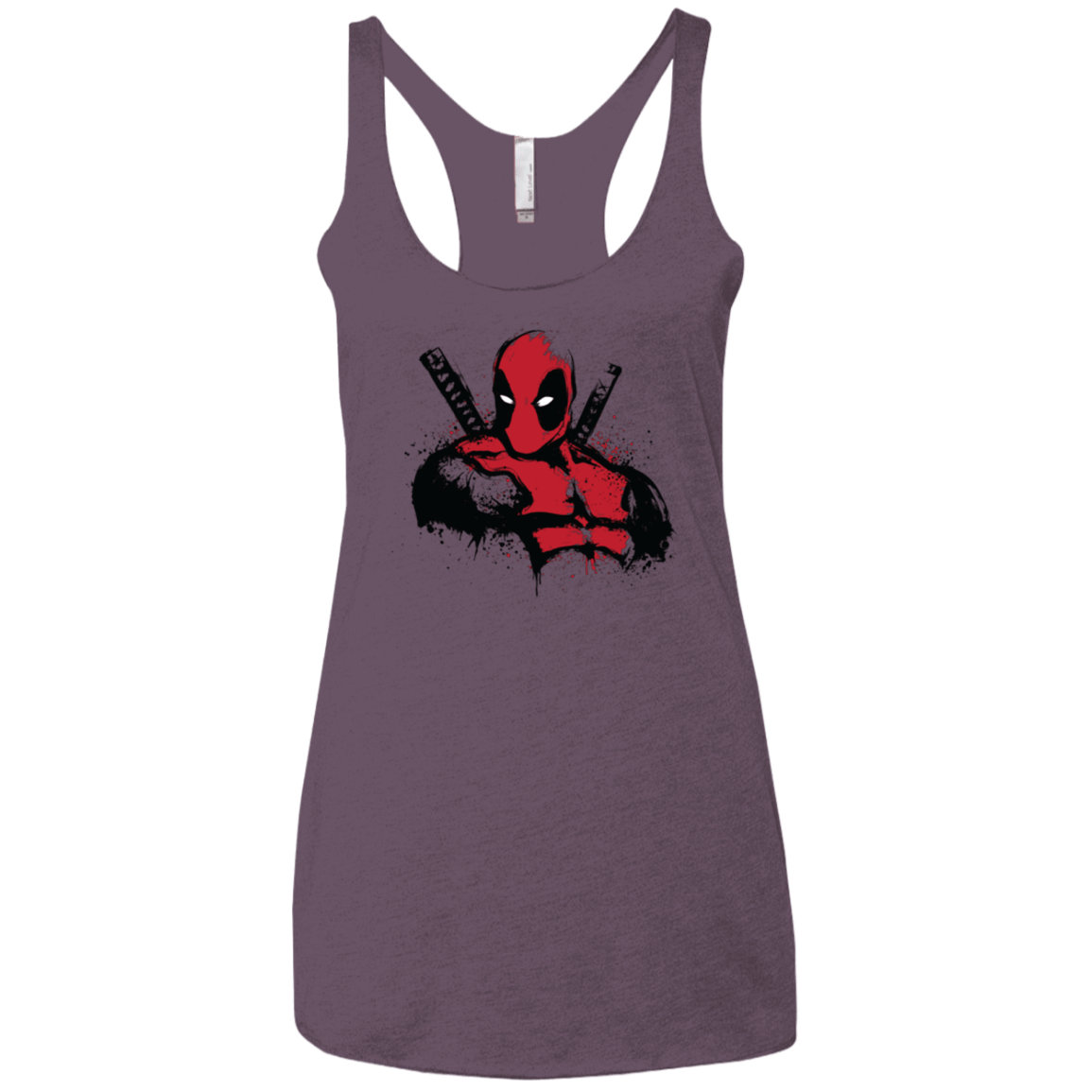 T-Shirts Vintage Purple / X-Small The Merc in Red Women's Triblend Racerback Tank