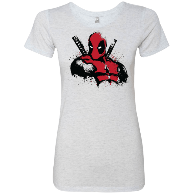 T-Shirts Heather White / Small The Merc in Red Women's Triblend T-Shirt
