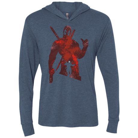 T-Shirts Indigo / X-Small The Merc Triblend Long Sleeve Hoodie Tee