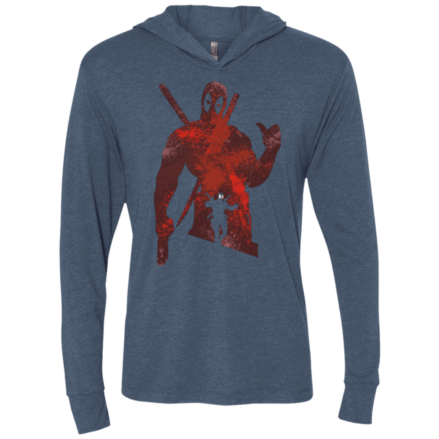 T-Shirts Indigo / X-Small The Merc Triblend Long Sleeve Hoodie Tee