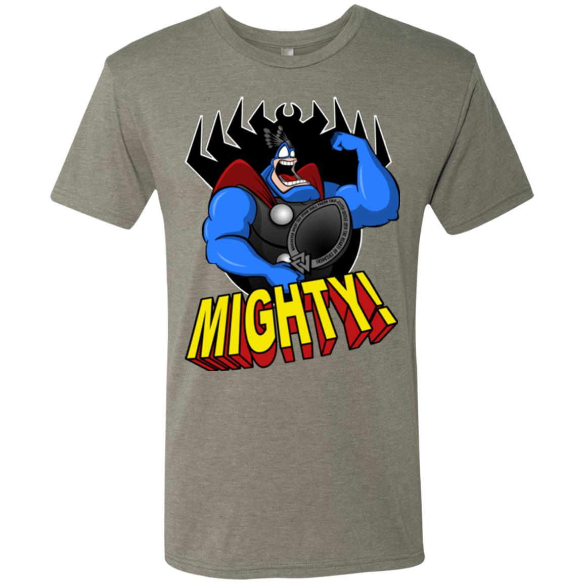 T-Shirts Venetian Grey / Small The Mighty Tick Men's Triblend T-Shirt