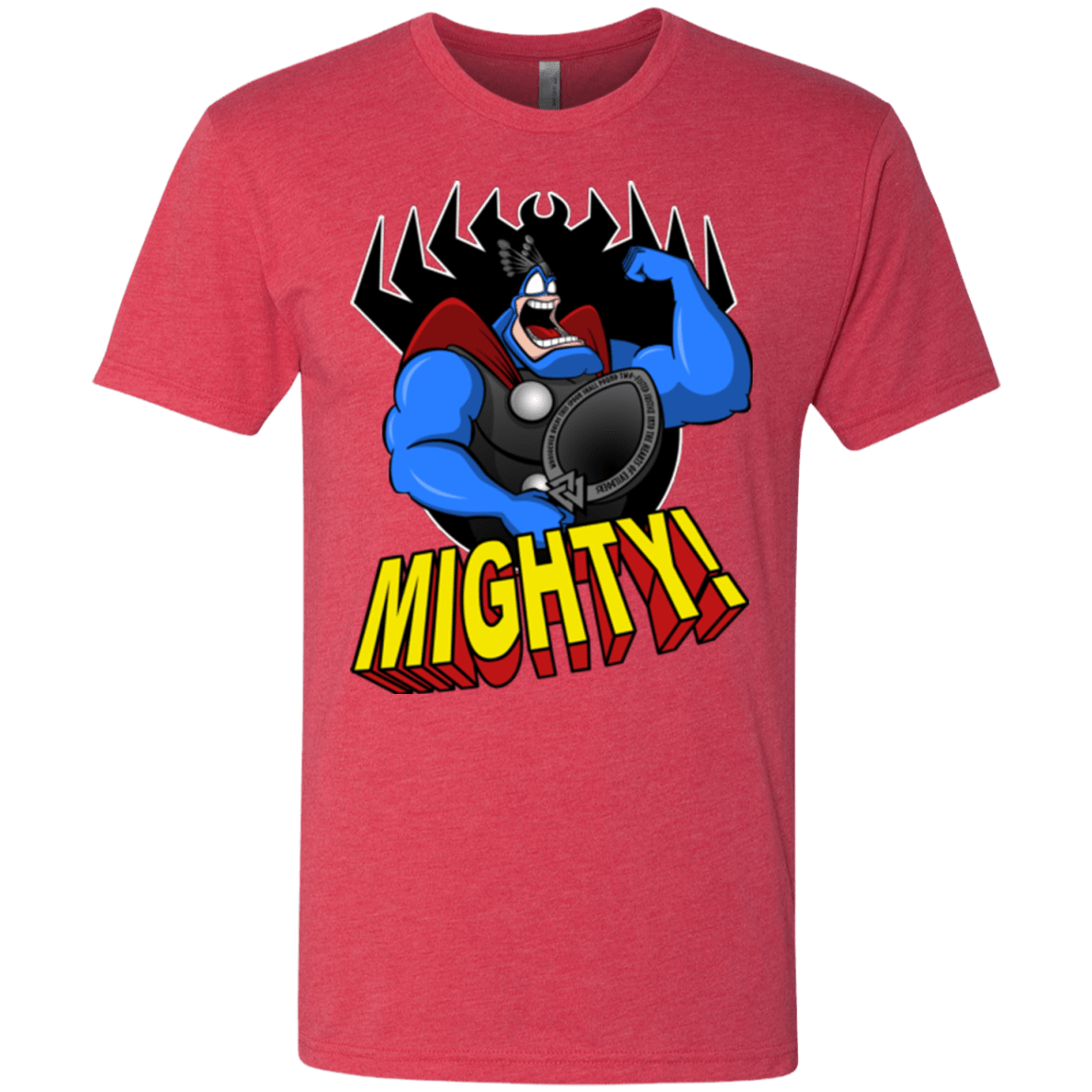 T-Shirts Vintage Red / Small The Mighty Tick Men's Triblend T-Shirt