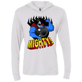 T-Shirts Heather White / X-Small The Mighty Tick Triblend Long Sleeve Hoodie Tee