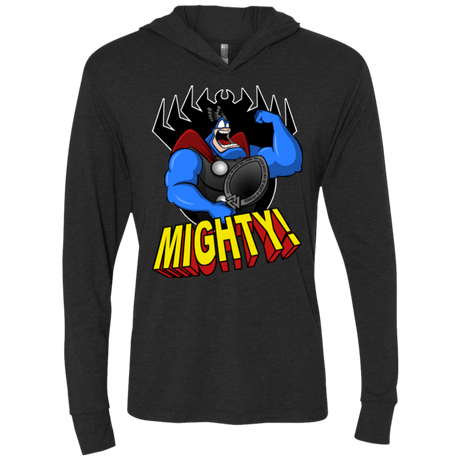 T-Shirts Vintage Black / X-Small The Mighty Tick Triblend Long Sleeve Hoodie Tee