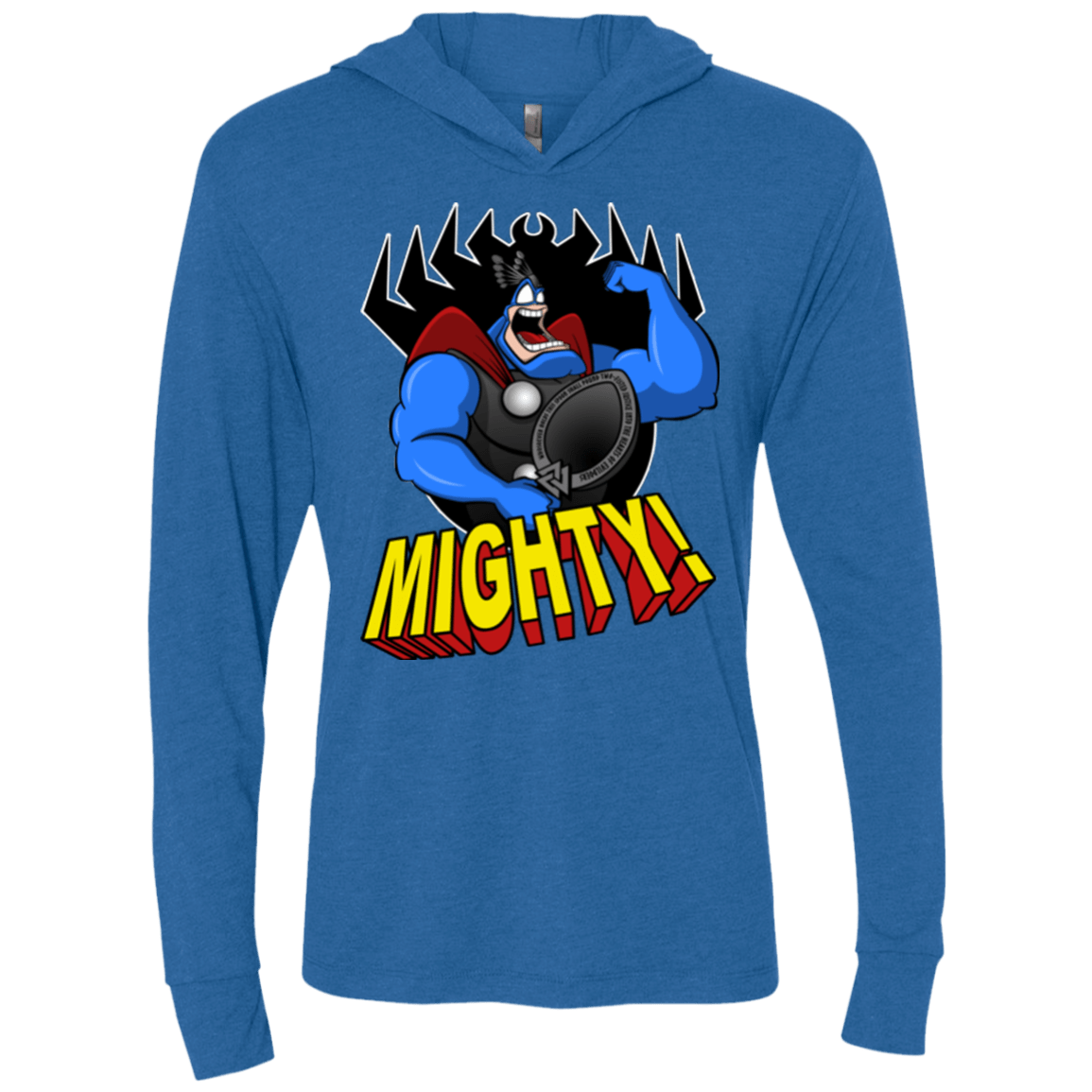 T-Shirts Vintage Royal / X-Small The Mighty Tick Triblend Long Sleeve Hoodie Tee