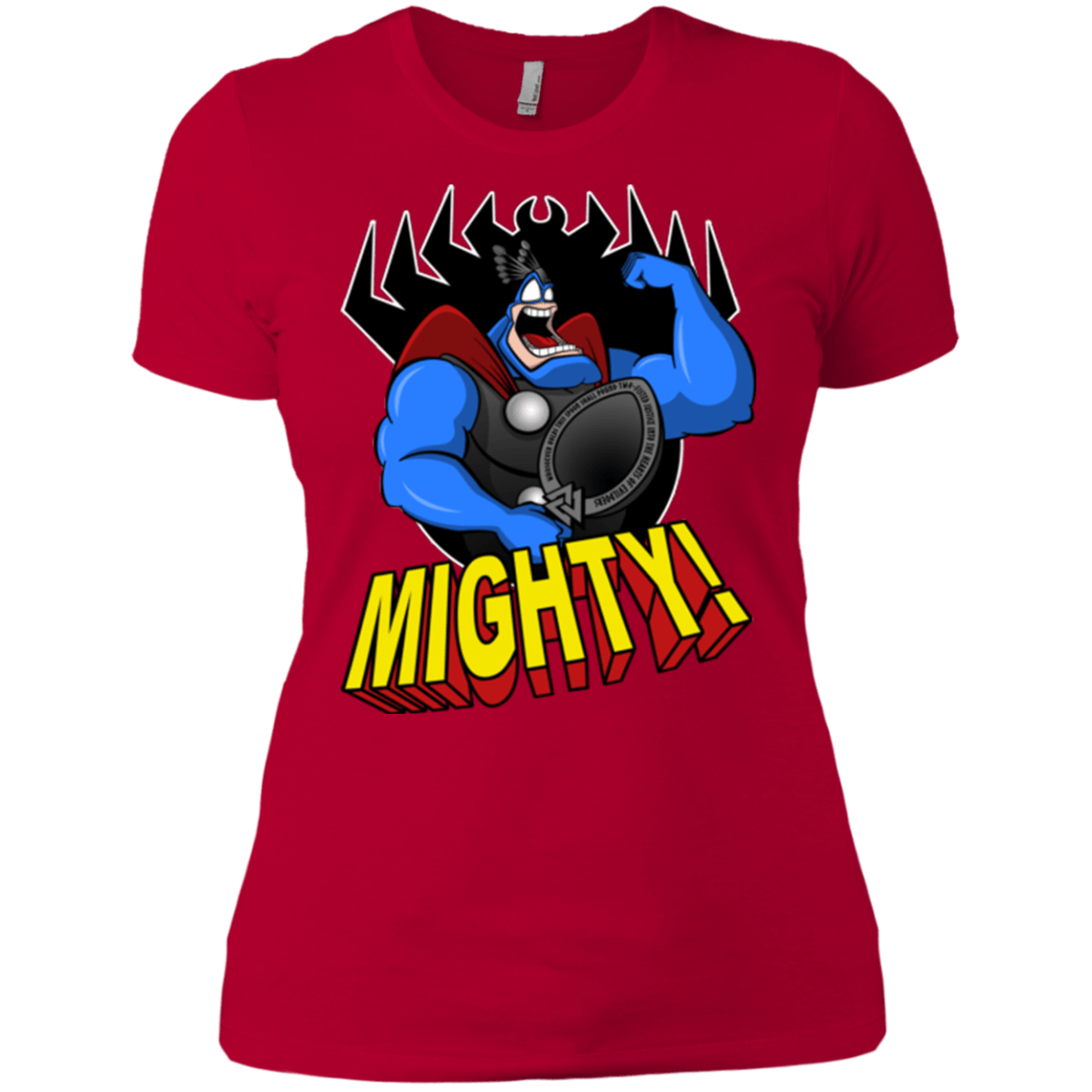 T-Shirts Red / X-Small The Mighty Tick Women's Premium T-Shirt