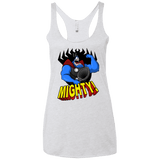 T-Shirts Heather White / X-Small The Mighty Tick Women's Triblend Racerback Tank