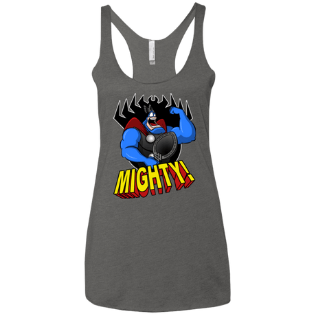 T-Shirts Premium Heather / X-Small The Mighty Tick Women's Triblend Racerback Tank