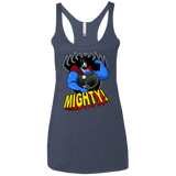 T-Shirts Vintage Navy / X-Small The Mighty Tick Women's Triblend Racerback Tank