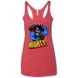T-Shirts Vintage Red / X-Small The Mighty Tick Women's Triblend Racerback Tank