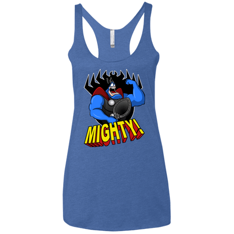 T-Shirts Vintage Royal / X-Small The Mighty Tick Women's Triblend Racerback Tank