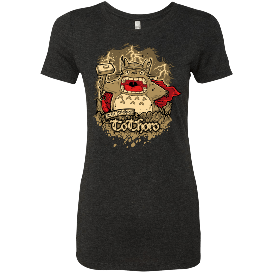 T-Shirts Vintage Black / Small The Mighty Tothoro Women's Triblend T-Shirt