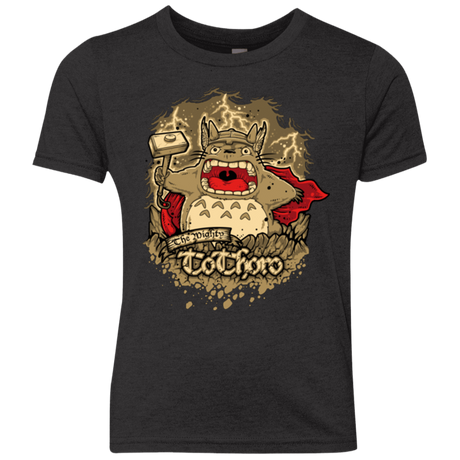 T-Shirts Vintage Black / YXS The Mighty Tothoro Youth Triblend T-Shirt