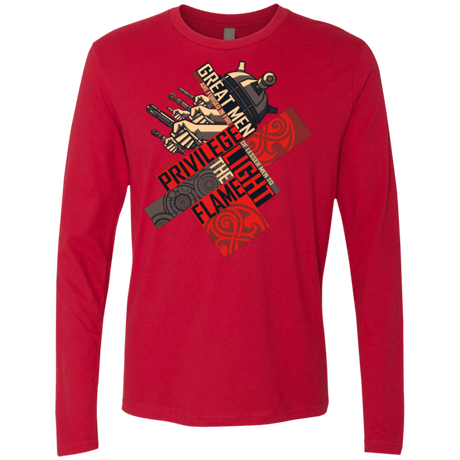 T-Shirts Red / Small the moment Men's Premium Long Sleeve