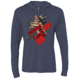 T-Shirts Vintage Navy / X-Small the moment Triblend Long Sleeve Hoodie Tee