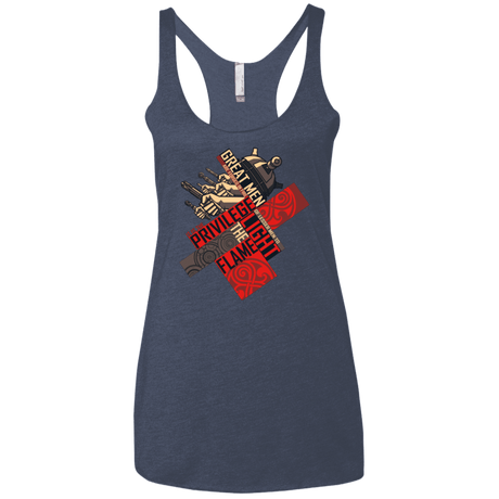T-Shirts Vintage Navy / X-Small the moment Women's Triblend Racerback Tank