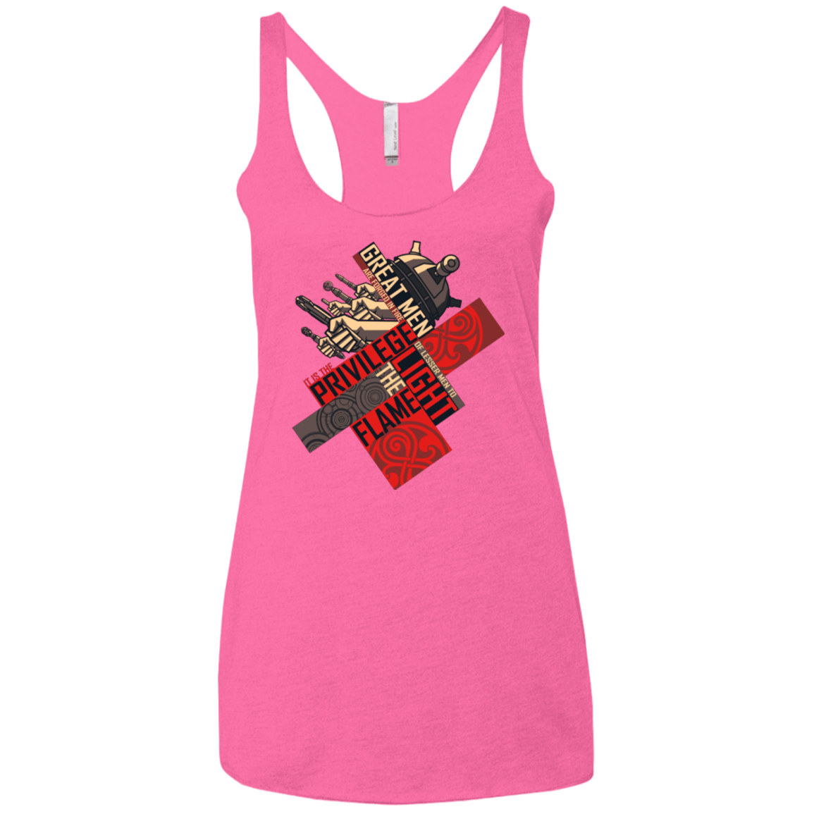 T-Shirts Vintage Pink / X-Small the moment Women's Triblend Racerback Tank