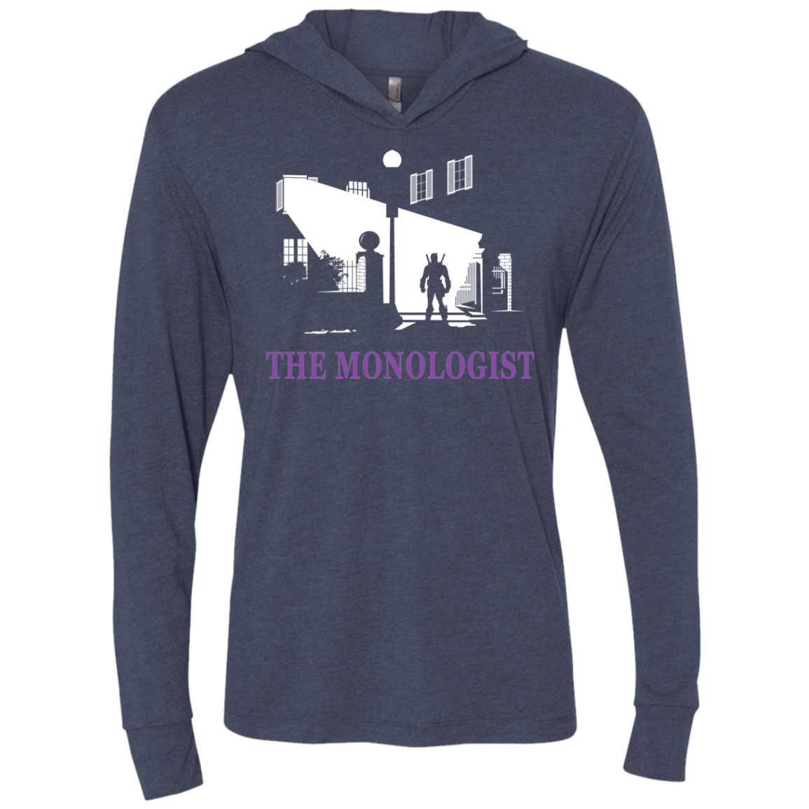 The Monologist Triblend Long Sleeve Hoodie Tee