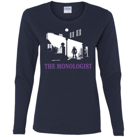 T-Shirts Navy / S The Monologist Women's Long Sleeve T-Shirt