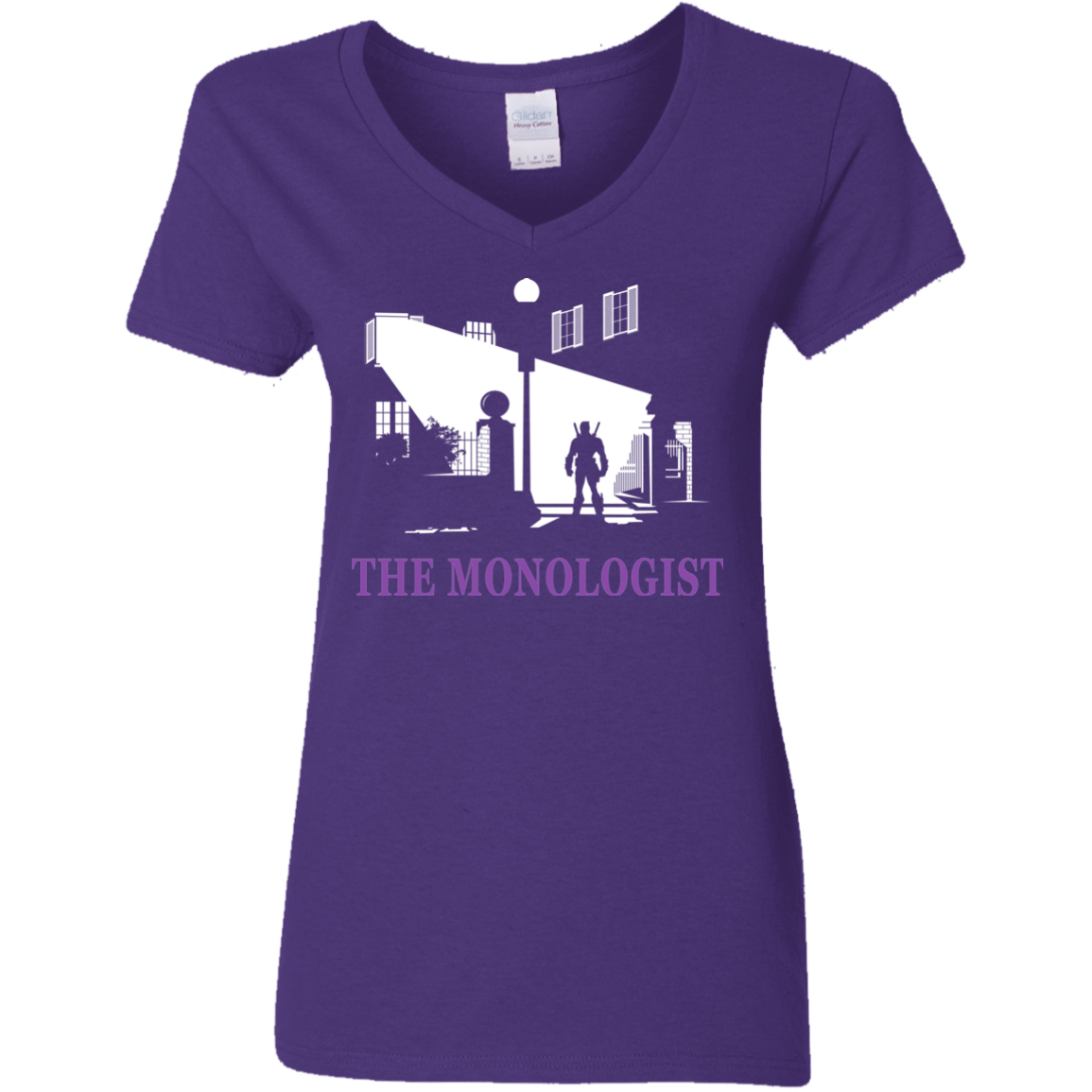 T-Shirts Purple / S The Monologist Women's V-Neck T-Shirt