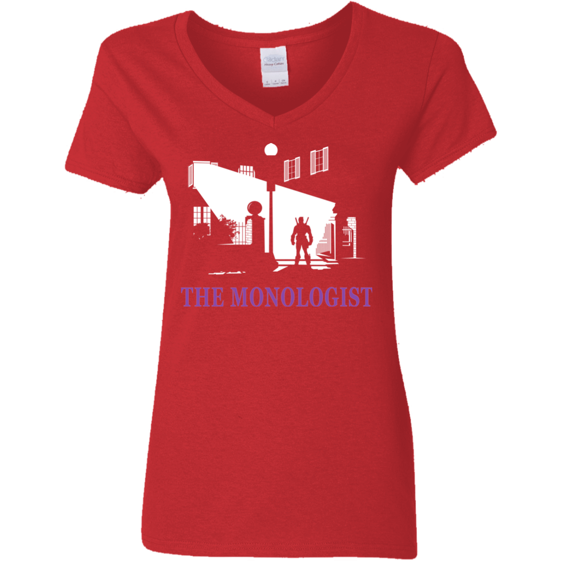 T-Shirts Red / S The Monologist Women's V-Neck T-Shirt