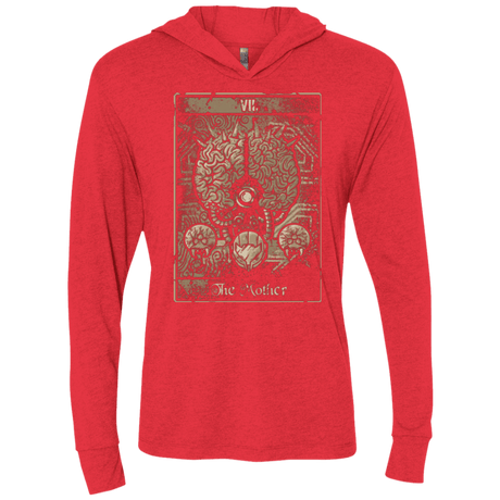 T-Shirts Vintage Red / X-Small THE MOTHER Triblend Long Sleeve Hoodie Tee