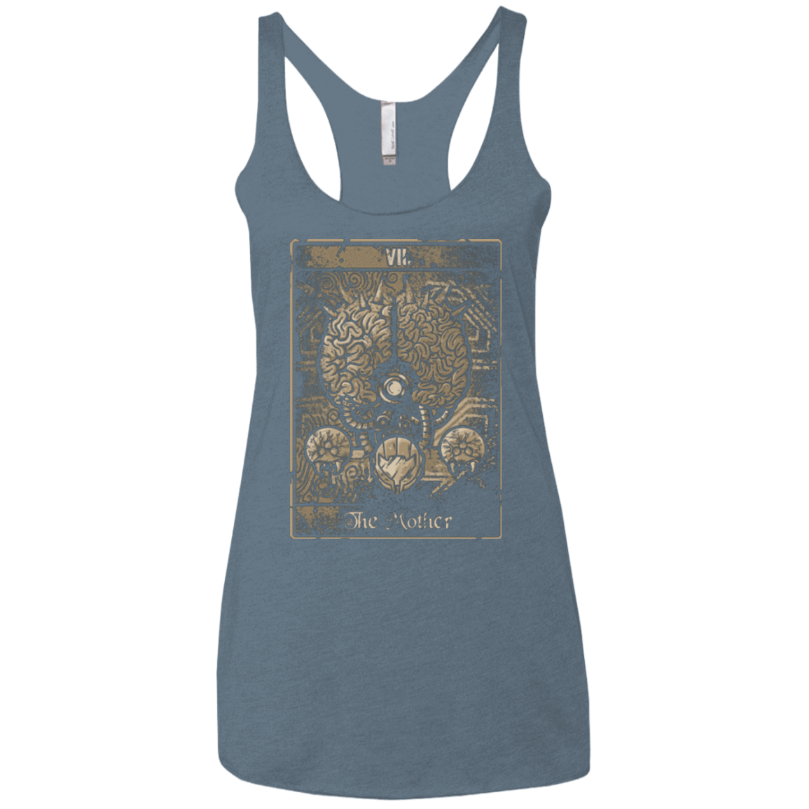 T-Shirts Indigo / X-Small THE MOTHER Women's Triblend Racerback Tank