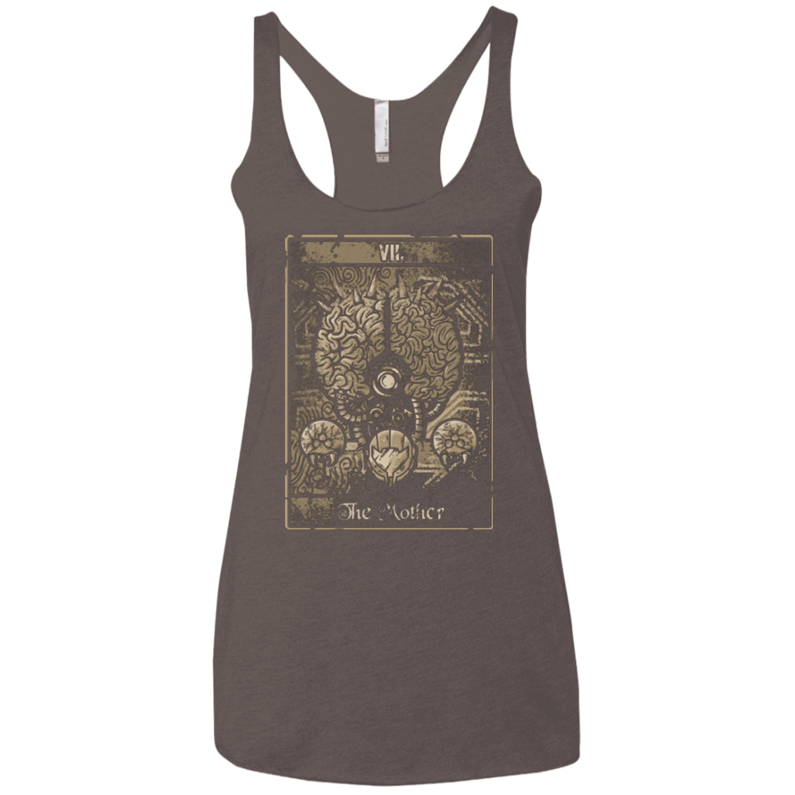 T-Shirts Macchiato / X-Small THE MOTHER Women's Triblend Racerback Tank